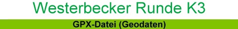 Geodaten Kurzwanderweg K3