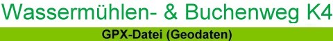 Geodaten Kurzwanderweg K3